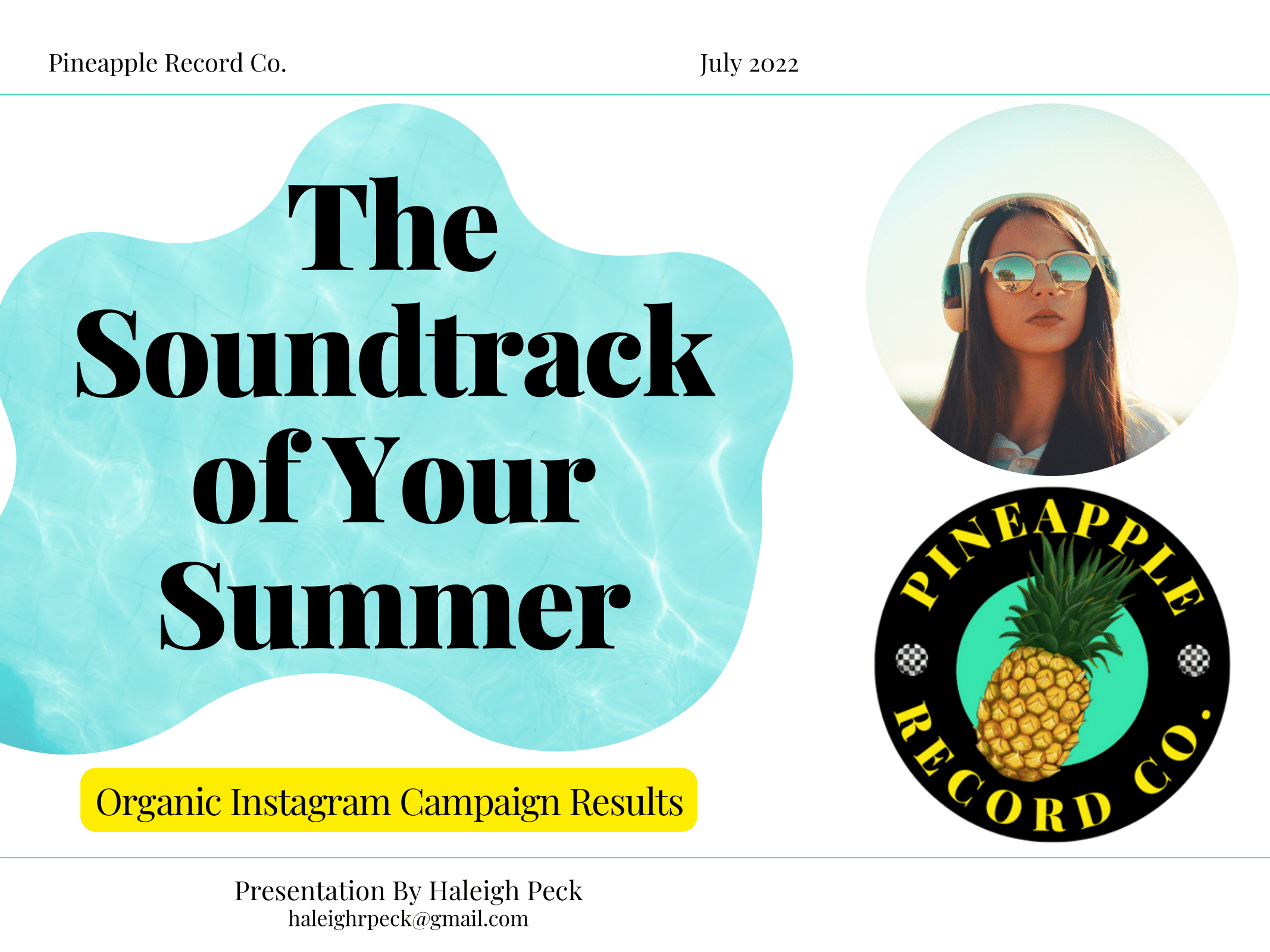 Haleigh Peck's Intro to Digital Marketing Portfolio Project